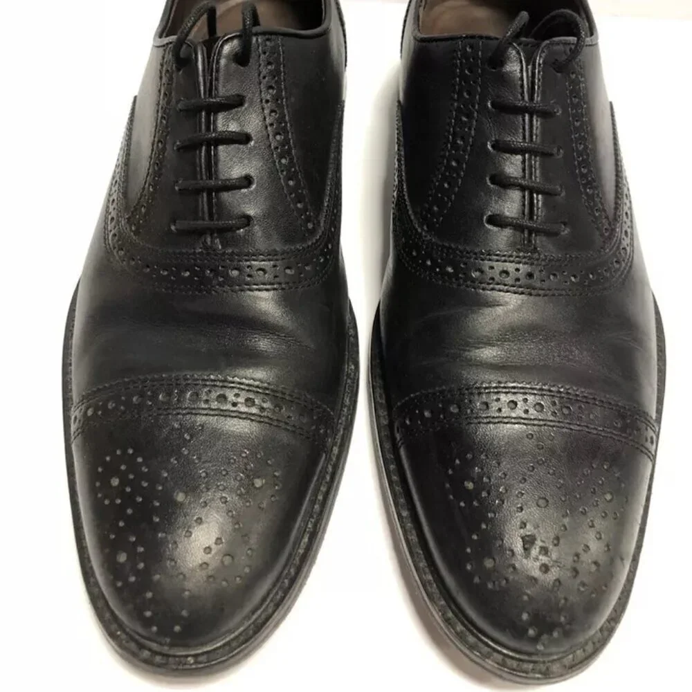 Johnston & Murphy Men’s Daley Cap Toe Oxford Black Size 10 M